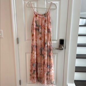 Charming Floral Maternity Dress in Pink